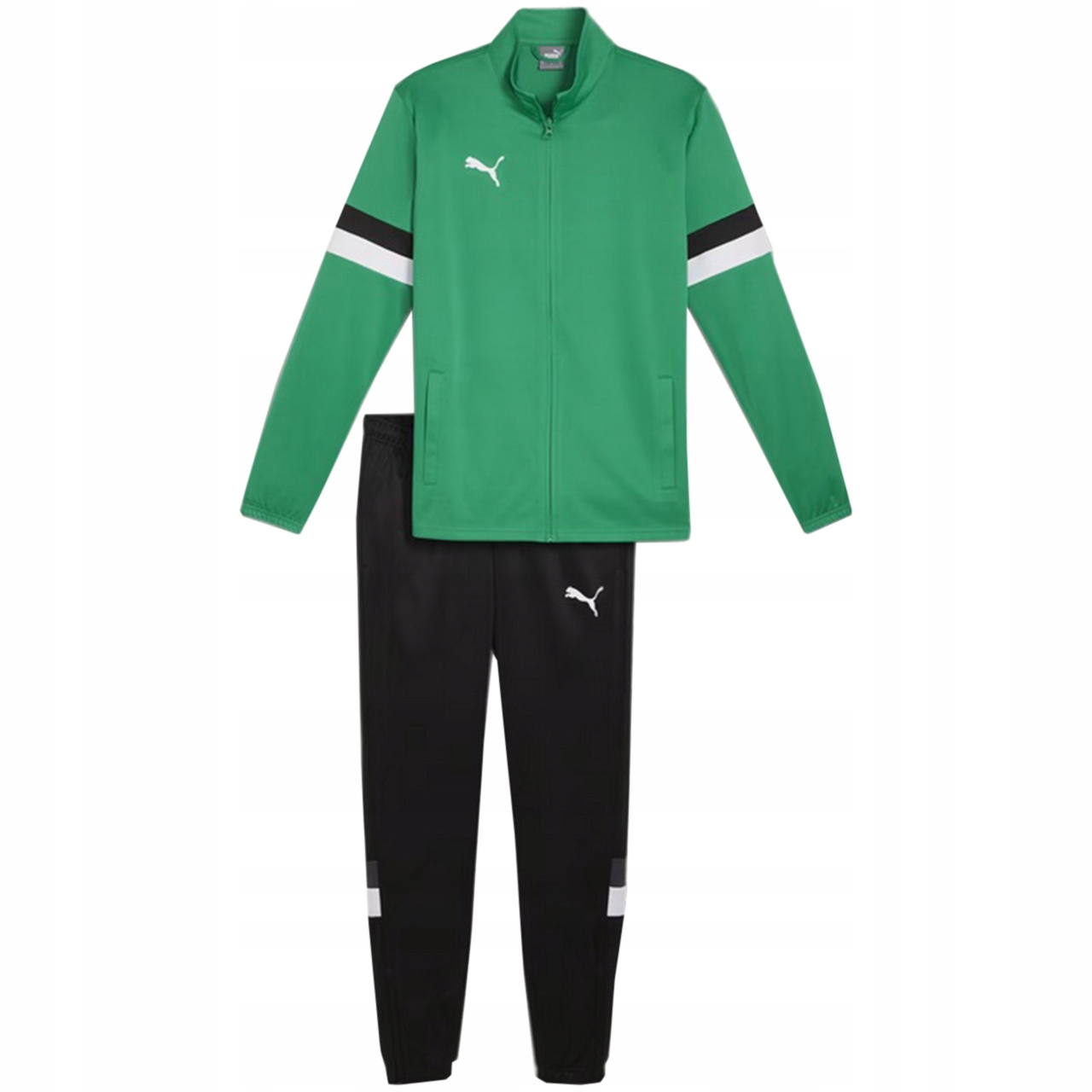 2XL Teplákovka pánský Puma Team Rise zeleno-černý 658653 05 2XL