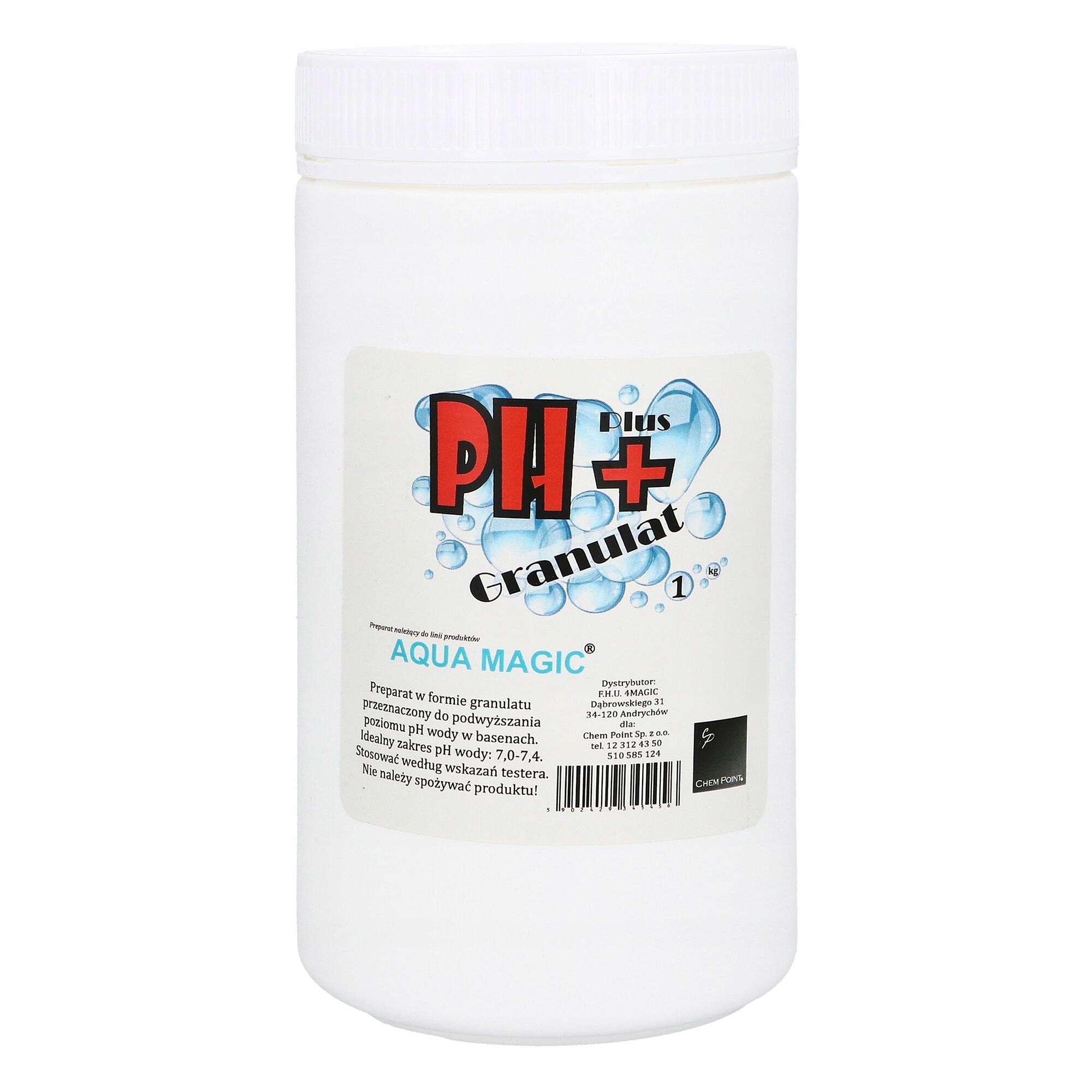 

pH Plus preparat zwiększający pH od Aqua Magic