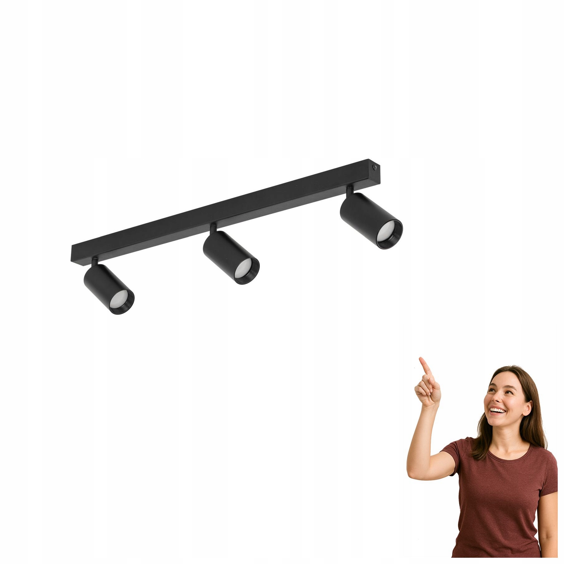 Lampa reflektor spot Amis Black 3 10634 Tk Lighting