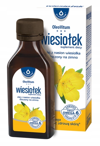 

Olej Z Wiesiołka 100 ml Tłoczony Na Zimno Oleofarm