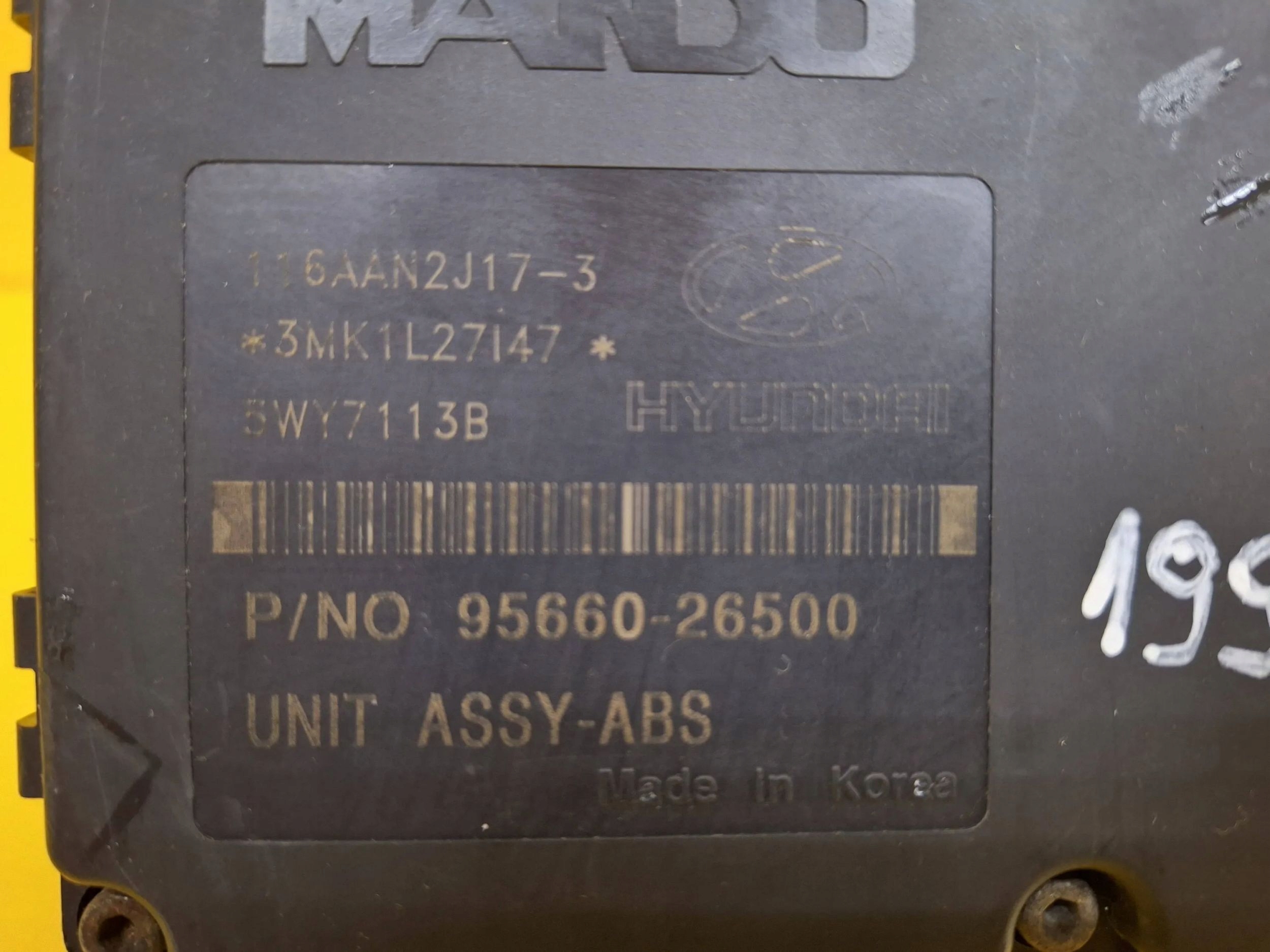 Hyundai SANTA FE 2003 2000cm3 насос ABS 5890026150