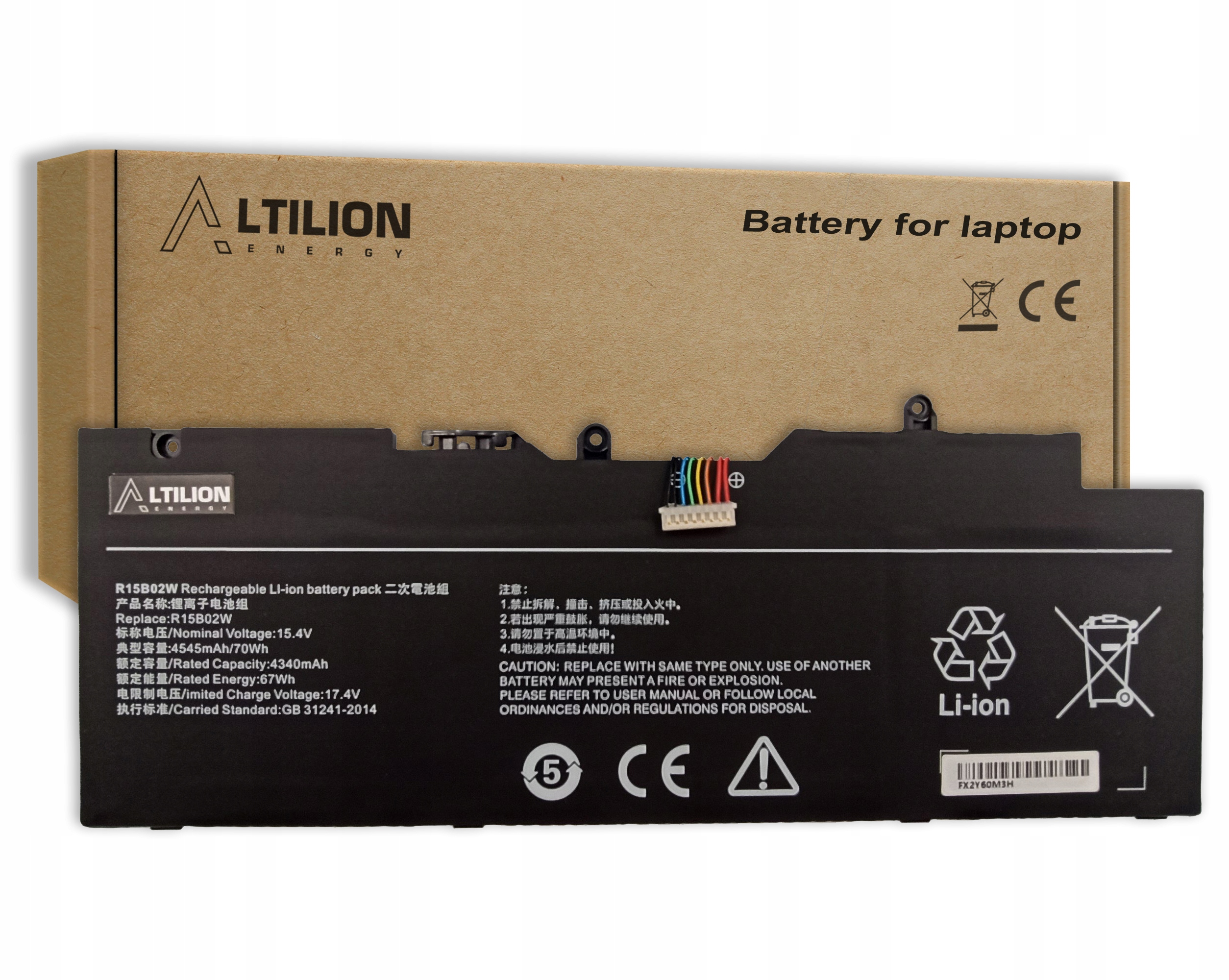 Batéria Altilion Energy R15B02W kompatibilná s Xiaomi