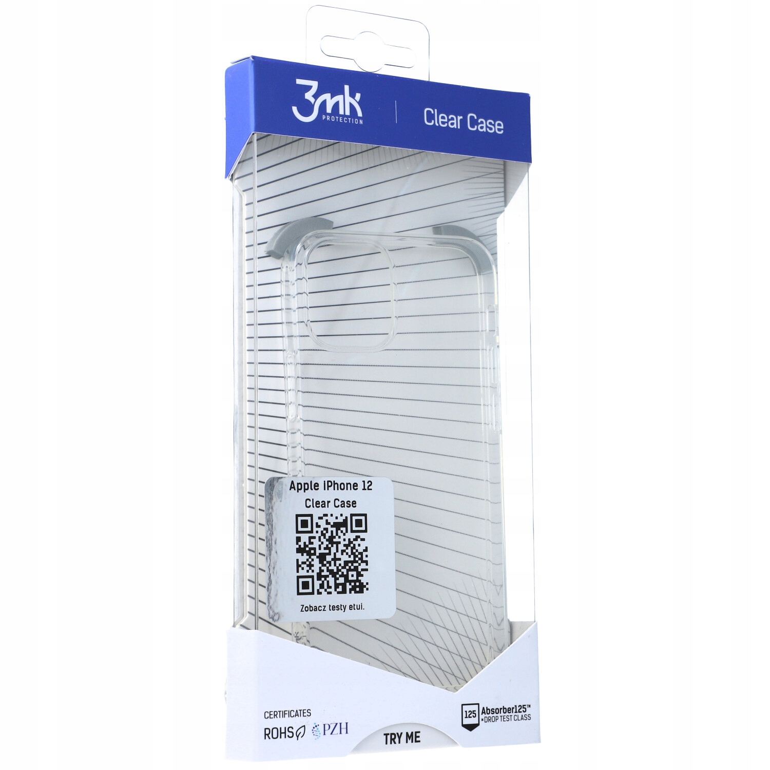 

Etui do iPhone 12 Mini, 3MK Clear Case, obudowa