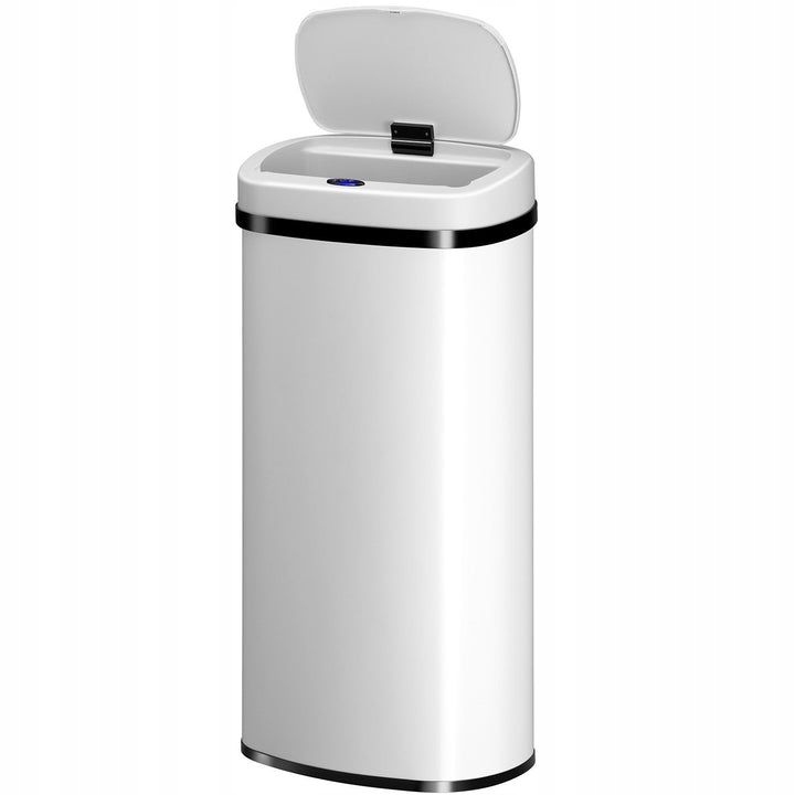 Automatický odpadkový koš 70 l s pohybovým senzorem, bílý