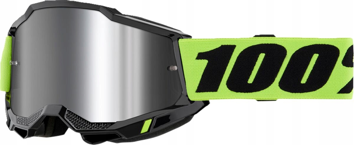 Motocyklové Okuliare Cross Enduro Štvorkolka 100 % Presné 2 Neon Yel Mr Sl Green