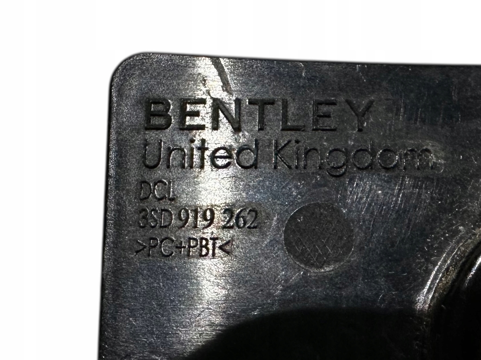 BENTLEY CONTINENTAL GT Poignée Capteur Console Support plaque 3SD919262