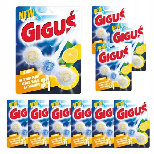 

Zawieszka do muszli Wc Giguś kulka Lemon Pakiet