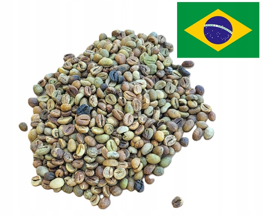 Zelená Káva Robusta Conilon 1 kg Velké Balení