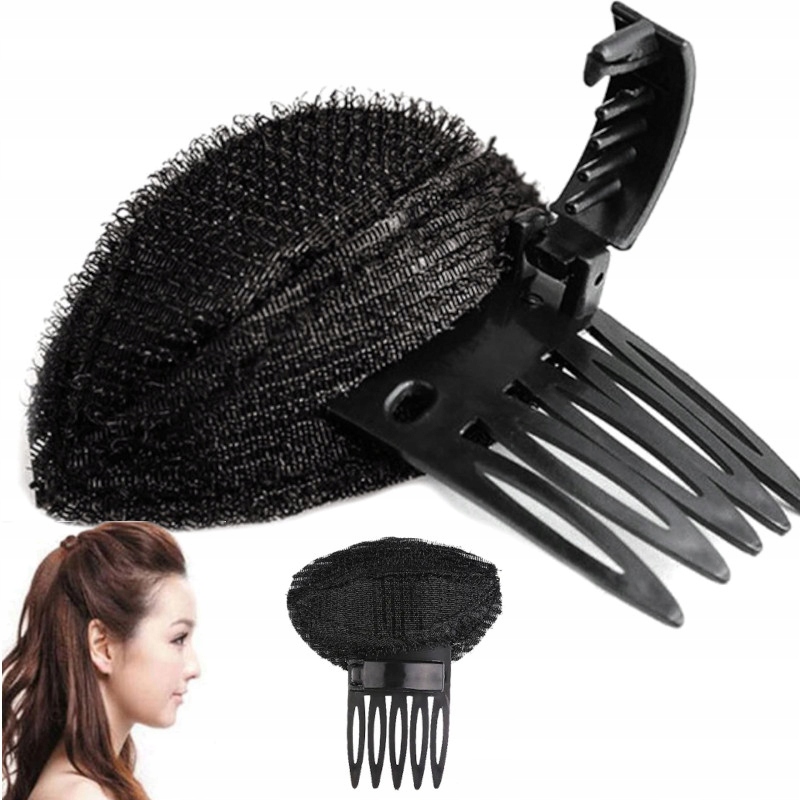 ZESTAW ZWIĘKSZAJĄCY SPOSÓB NA DUŻĄ OBJĘTOŚĆ WŁOSÓW Model wypełniacz do koka z grzebykiem