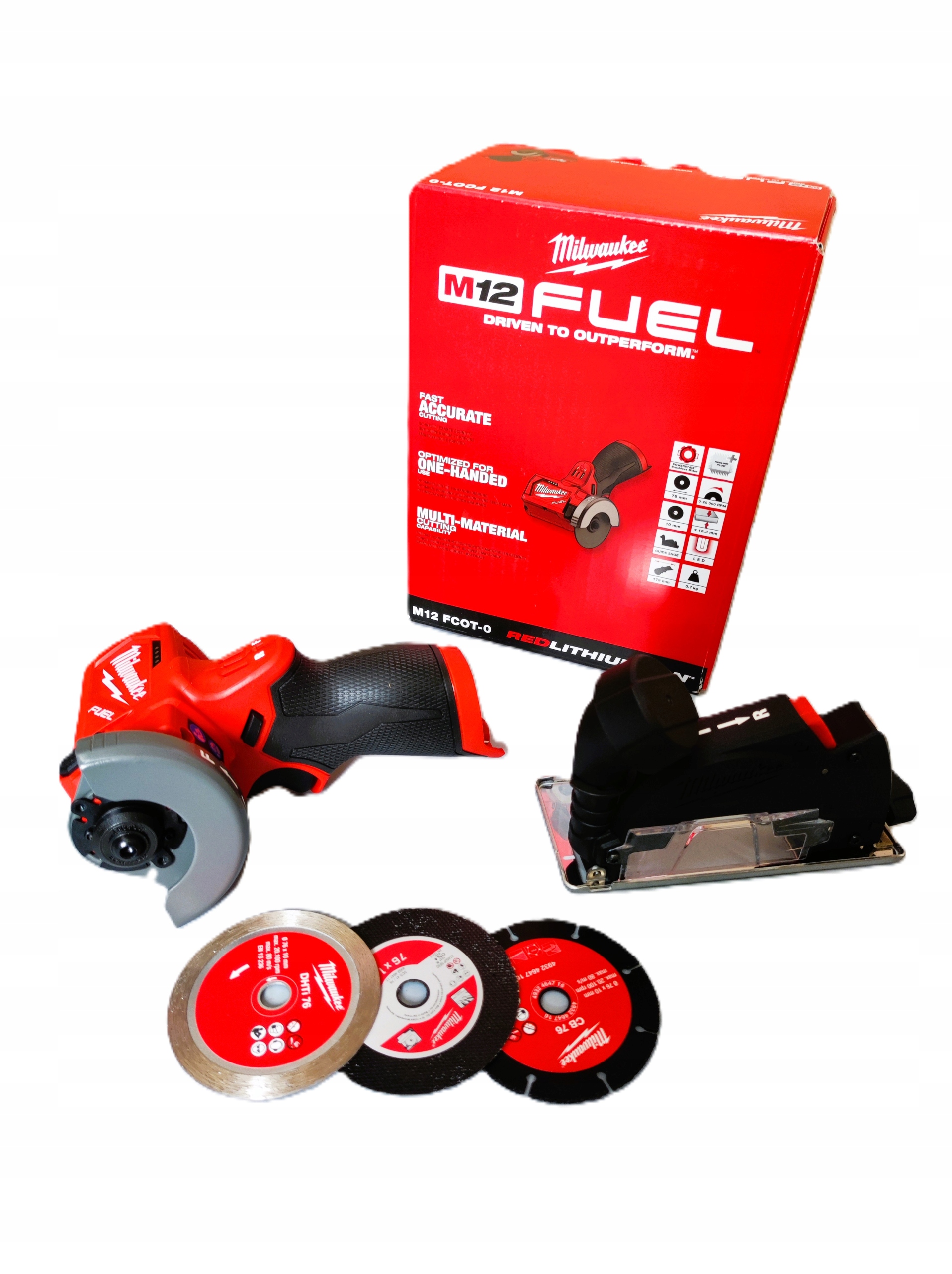 Szlifierka Kątowa Akumulatorowa Milwaukee M12 FCOT-0 12V 76mm