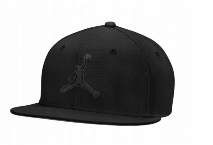 Czapka z daszkiem bejsbolówka Air Jordan Jumpman Pro Czarna Snapback Black