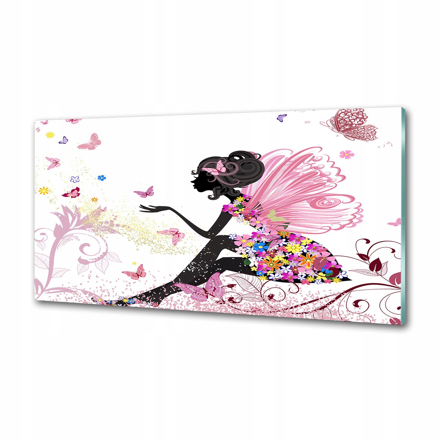 Sklenený panel do kuchyne Víla 120 x 60 cm Lepidlo