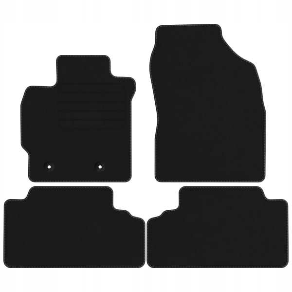 Toyota Auris I 2006-2012 velurové koberce Comfort