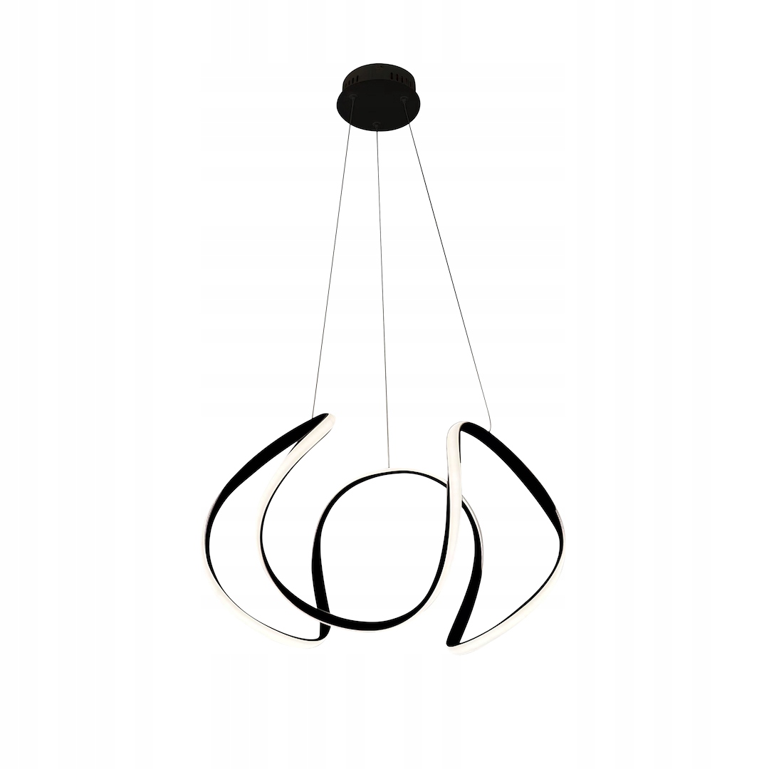 MiLAGRO Závěsná lampa Globe Black 50W Led lustr Stropní osvětlení