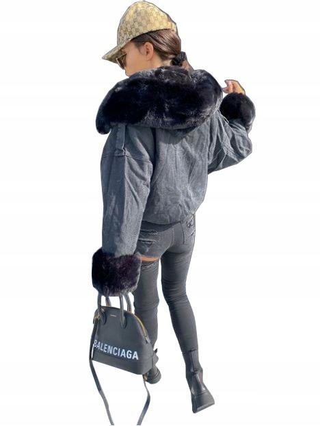 

Kurtka Jeansowa Z Futerkiem Katana Miś Futerkol/xl