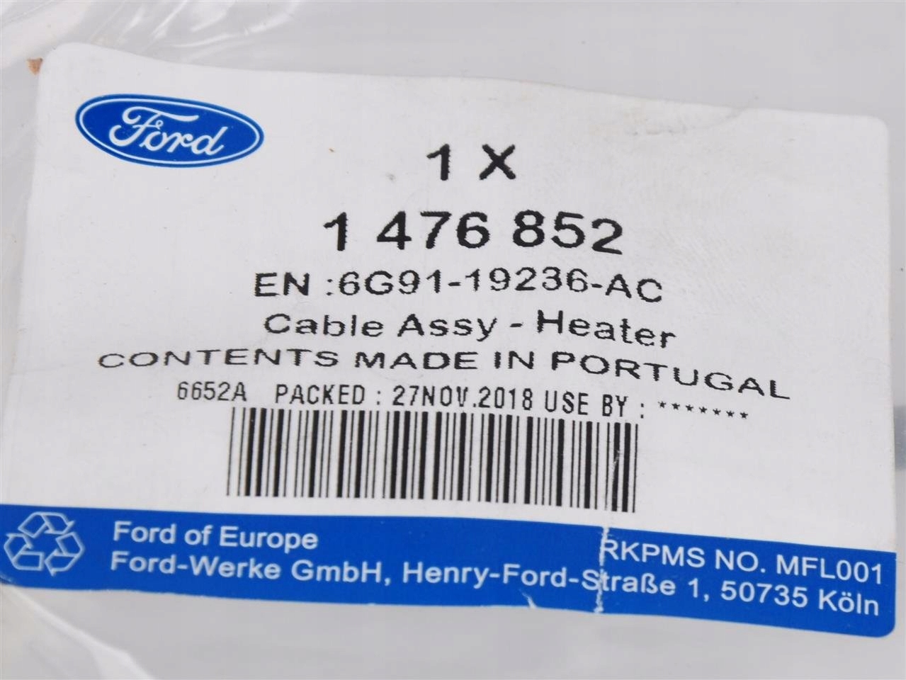 LINKA NAGRZEWNICY S-MAX / GALAXY 2006-2015 Typ samochodu Samochody osobowe