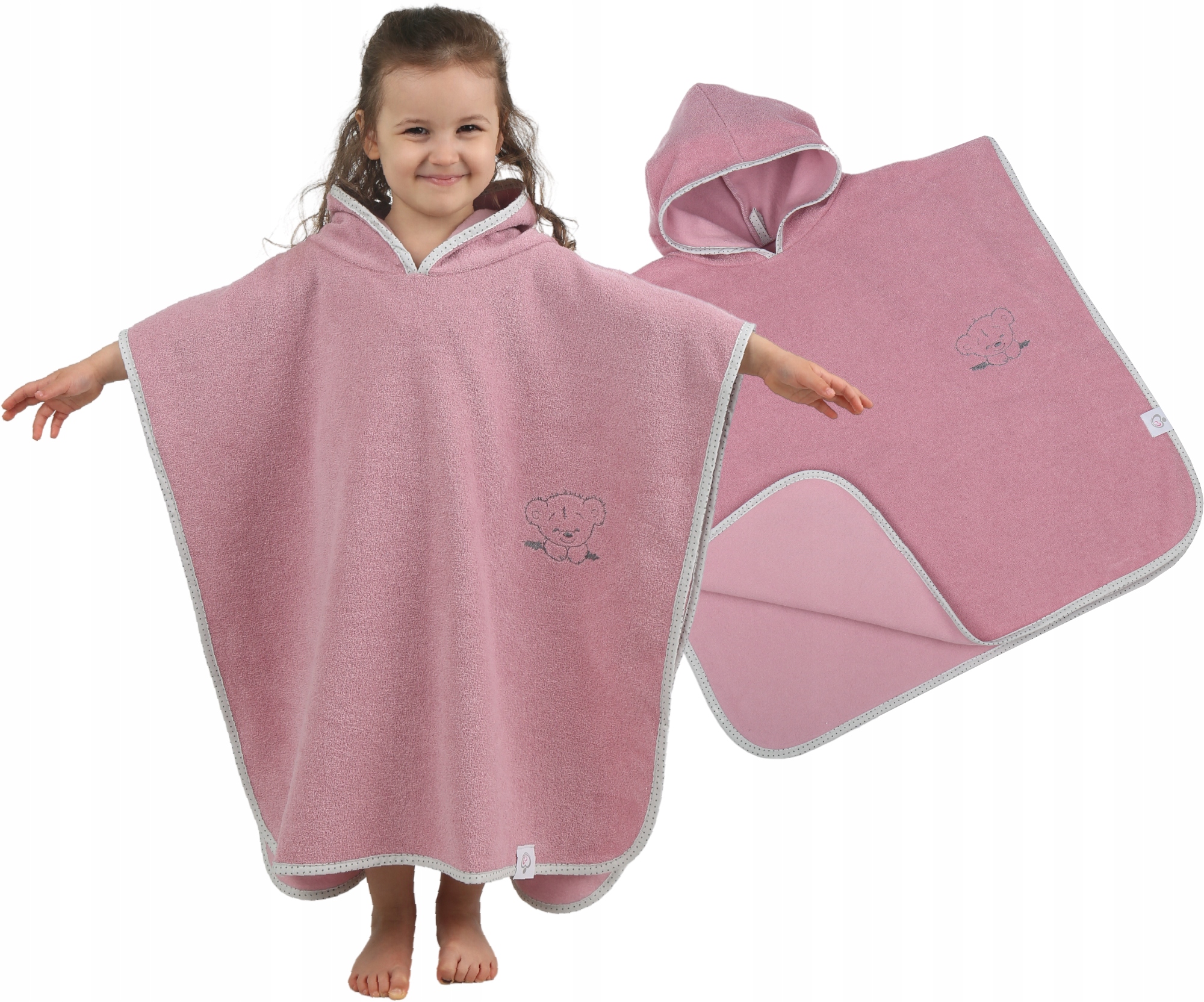 

Babymam Poncho Kąpielowe Okrycie Z Kapturem Duże