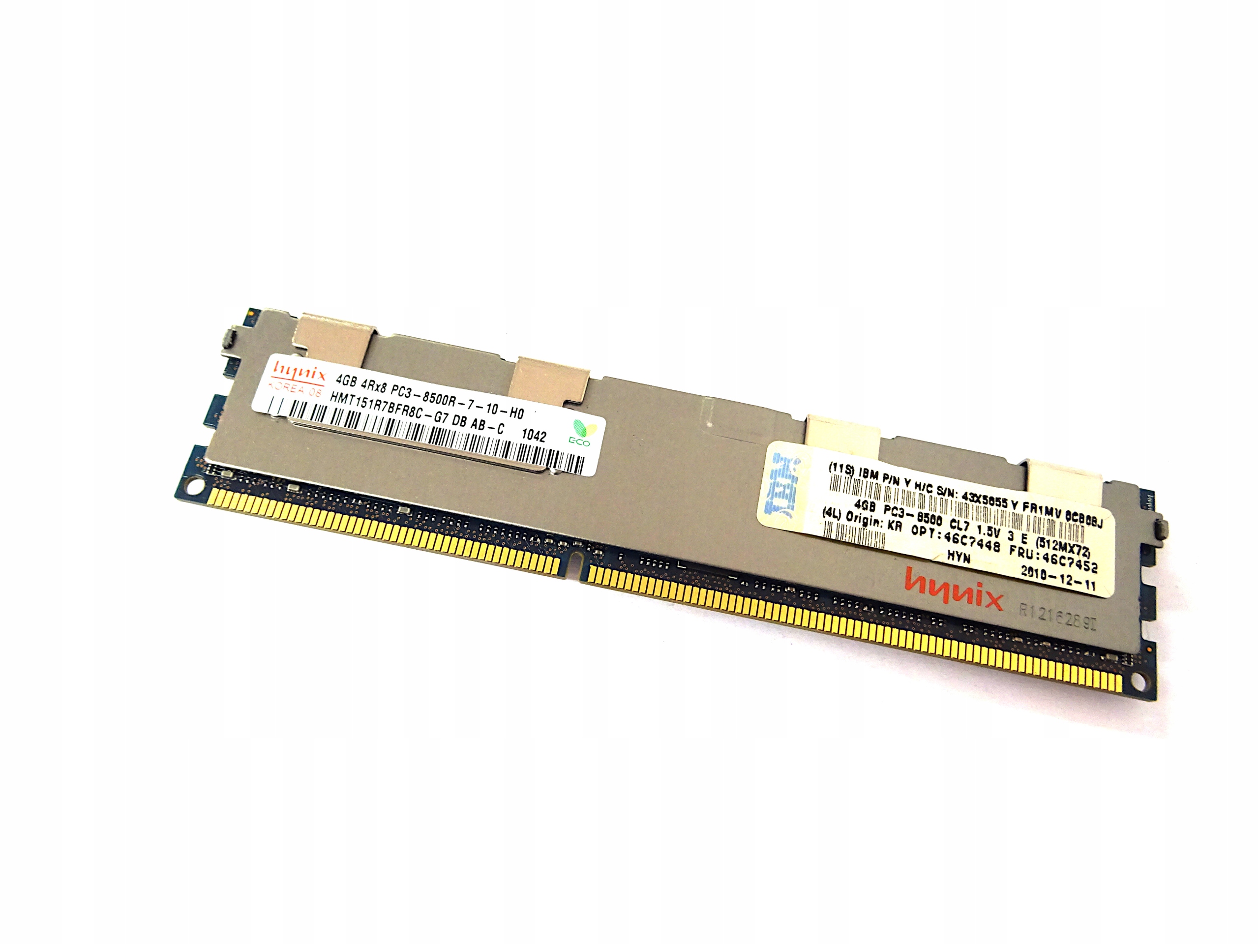 DDR3 4GB 1066Mhz HYNIX PC3-8500R HMT151R7BFR8C-G7
