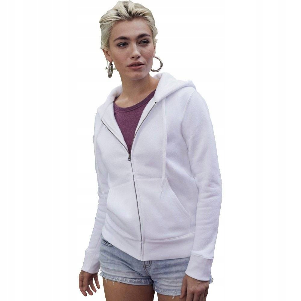 

Fruit Of The Loom Damska Bluza Kaptur Zamek Purp L