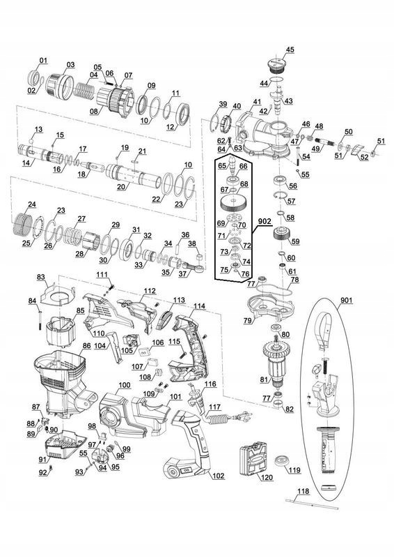 Uszczelka SDS Einhell TE-RH 38 E Marka Einhell