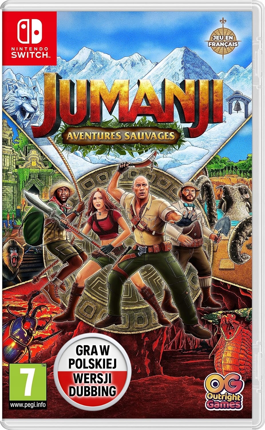 Jumanji Wild Adventures Ns Dubbing Pl Nintendo Switch Kartridż
