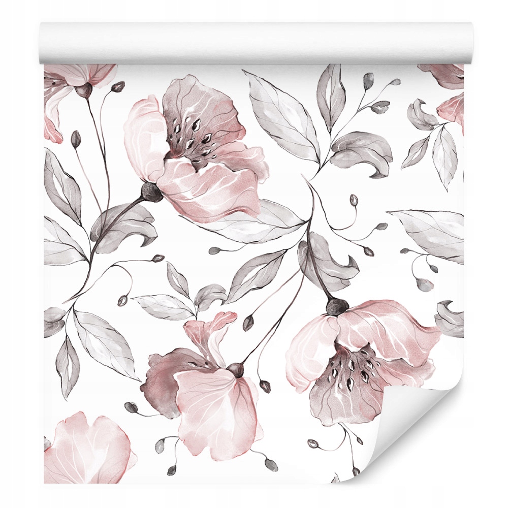 

Tapeta delikatna do sypialni kwiaty natura róże