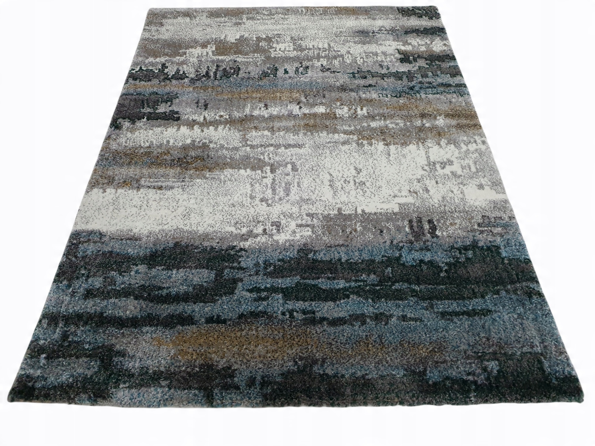 

Dywan Diamond 3D ombre turkusowo beżowy 160x220