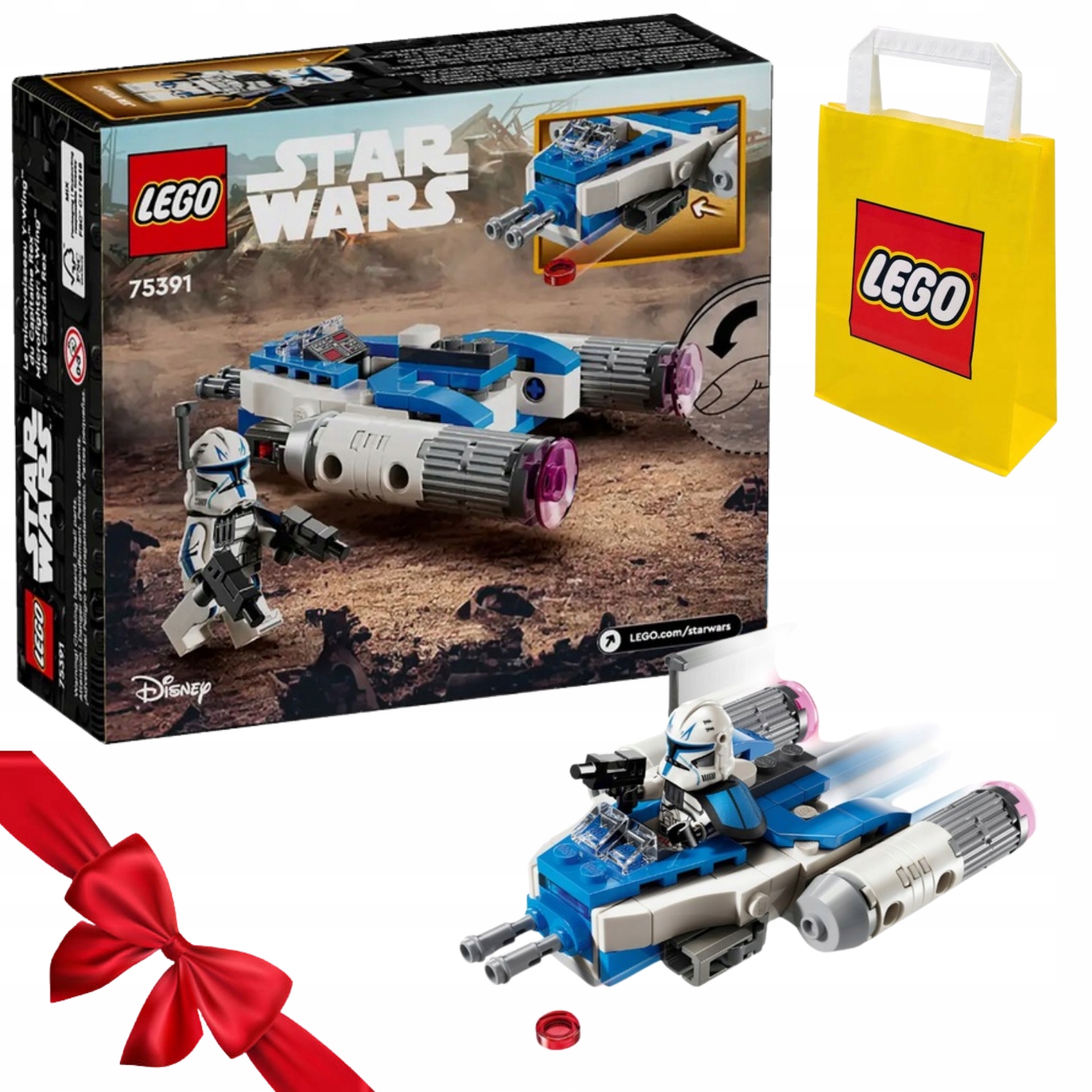 Zestaw Klocków Lego Star Wars Mikromyśliwiec Y-wing Kapitana Rexa 75391