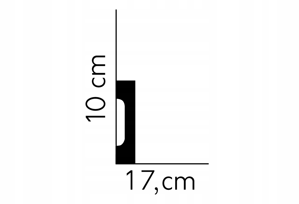 Listwa wokółokienna/wokółdrzwiowa Mardom Decor MD009E 100cm Kod producenta MD009E