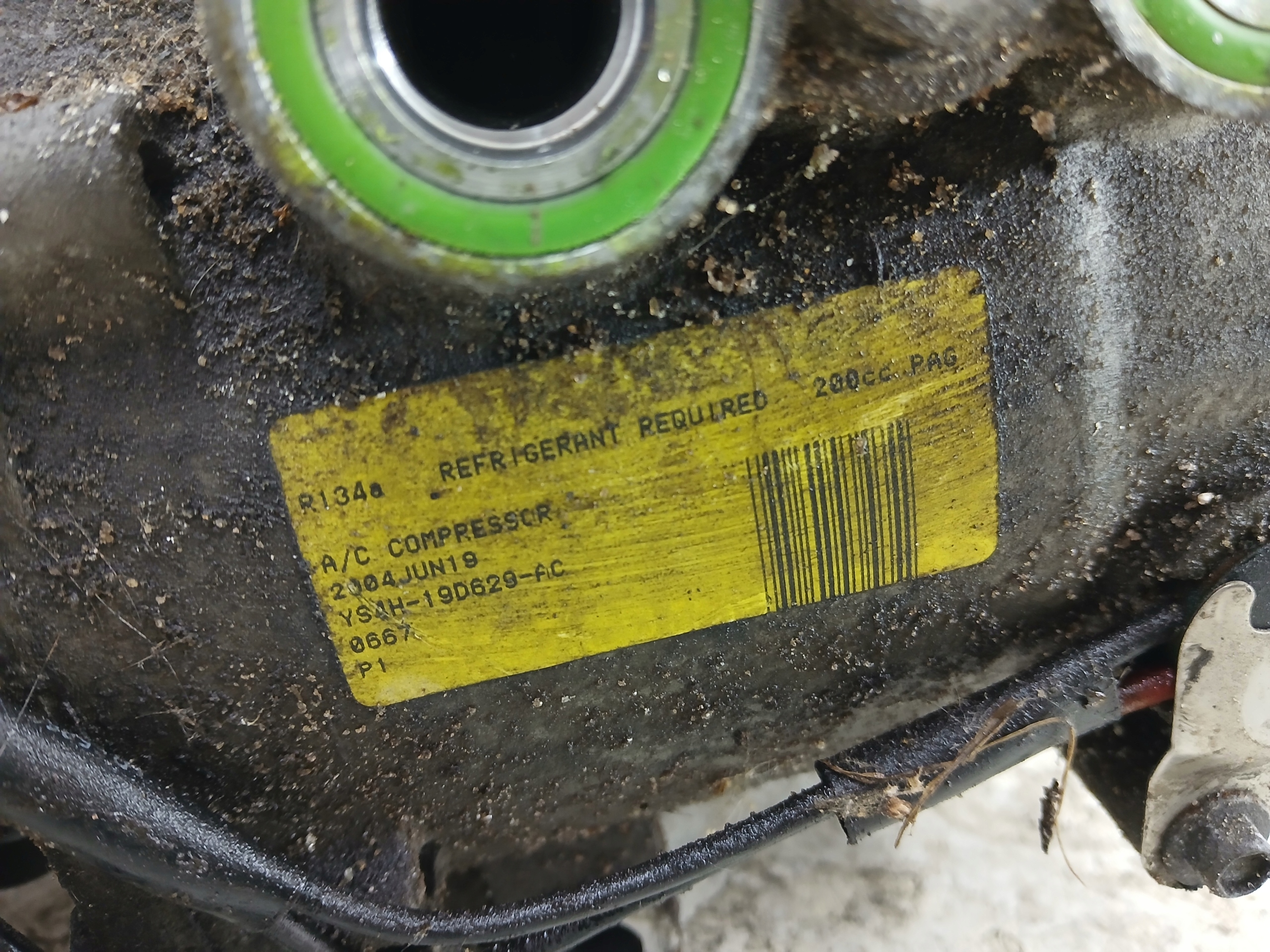 FORD FIESTA MK6 1.25 kompresor klimatizaci YS4H19D629AC