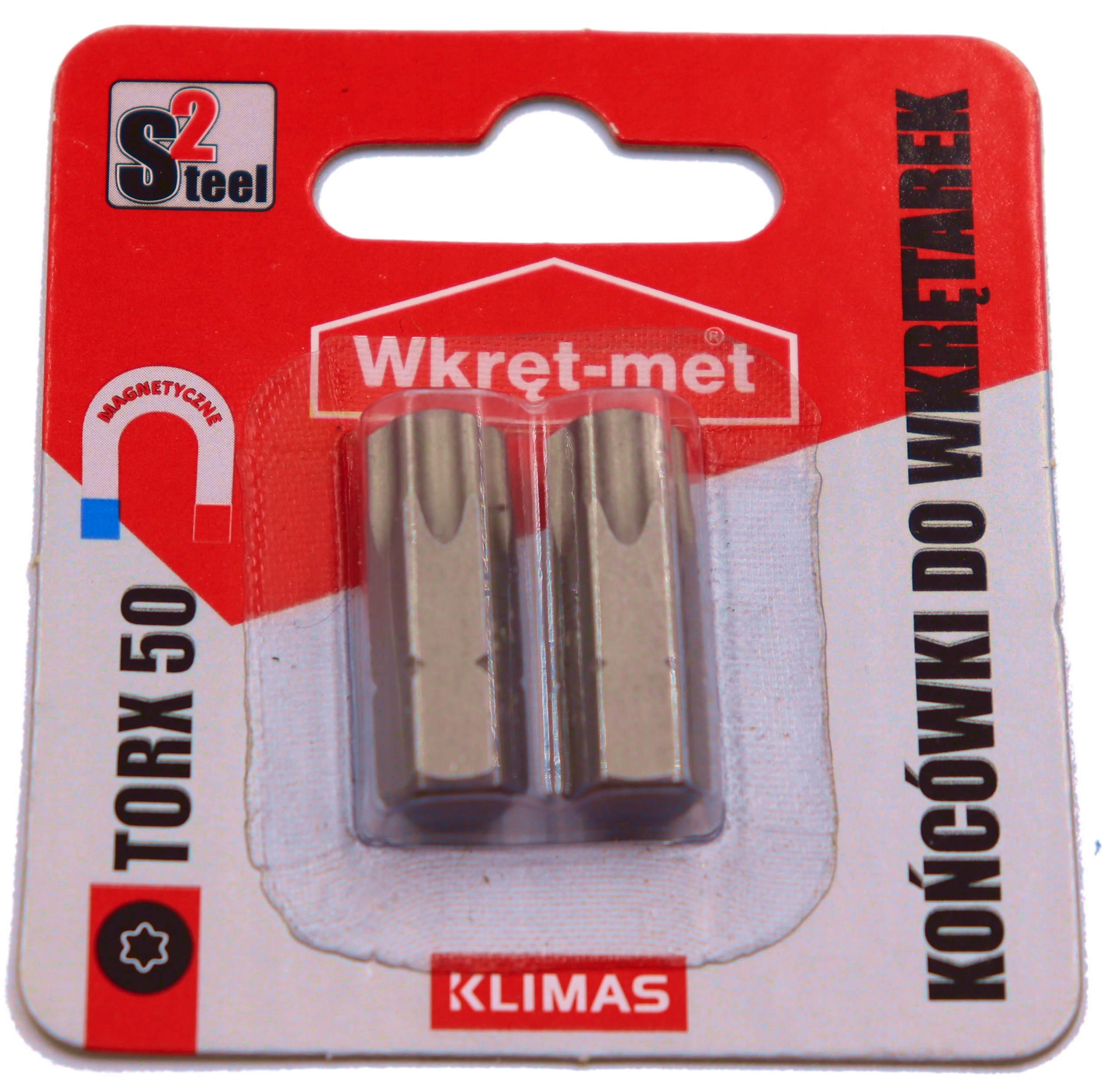 

Zestaw bitów torx Wkręt-met T50x25 mm 2 sztuki
