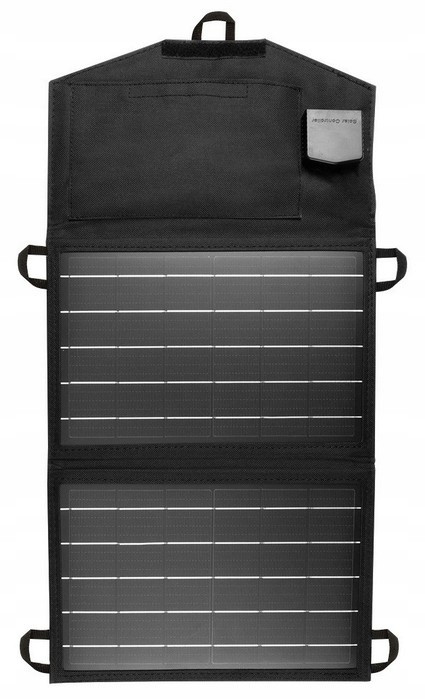 Solární Turistická Nabíječka, Solární Panel, Powerbanka Usb 15W