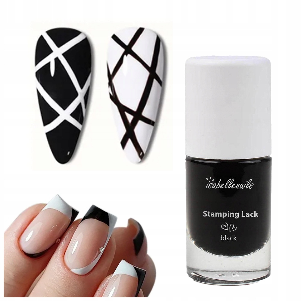 IsabelleNails Lakier Do Stempli 6ml Do wzorków MIX