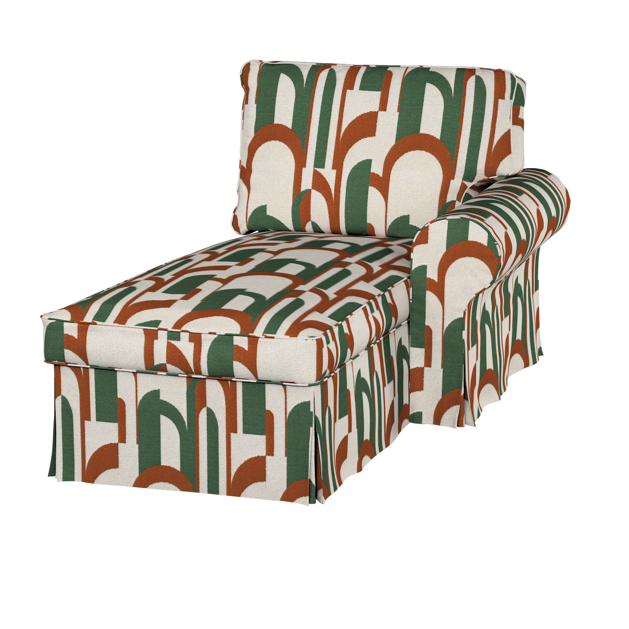 Poťah na ležadlo Ektorp pravý Ikea zelený