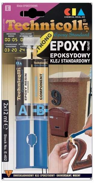 Klej Epoxydowy Bursztynowy Technicqll 2*12 ml