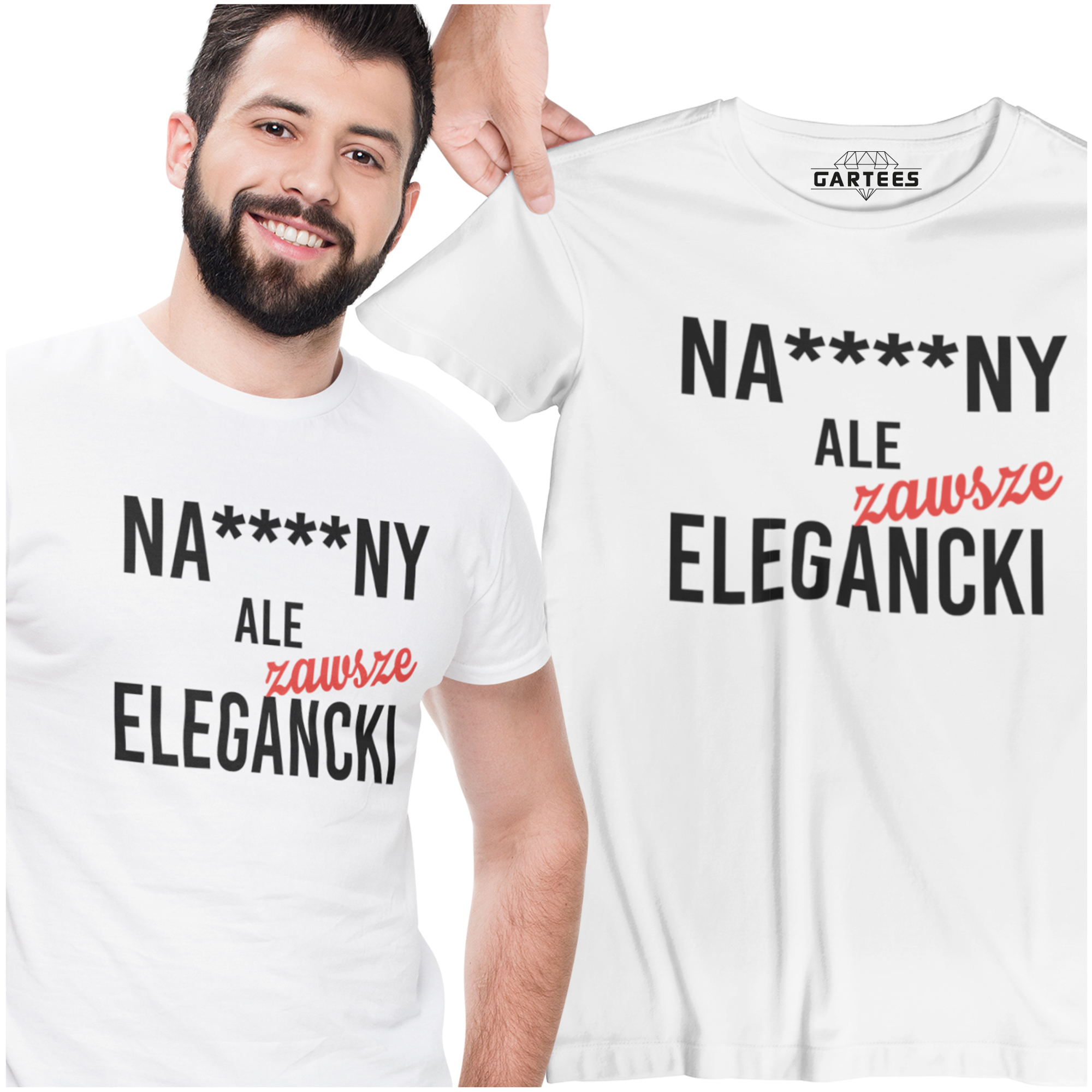 

Śmieszna Koszulka Dla Niego Zawsze Elegancki Alko