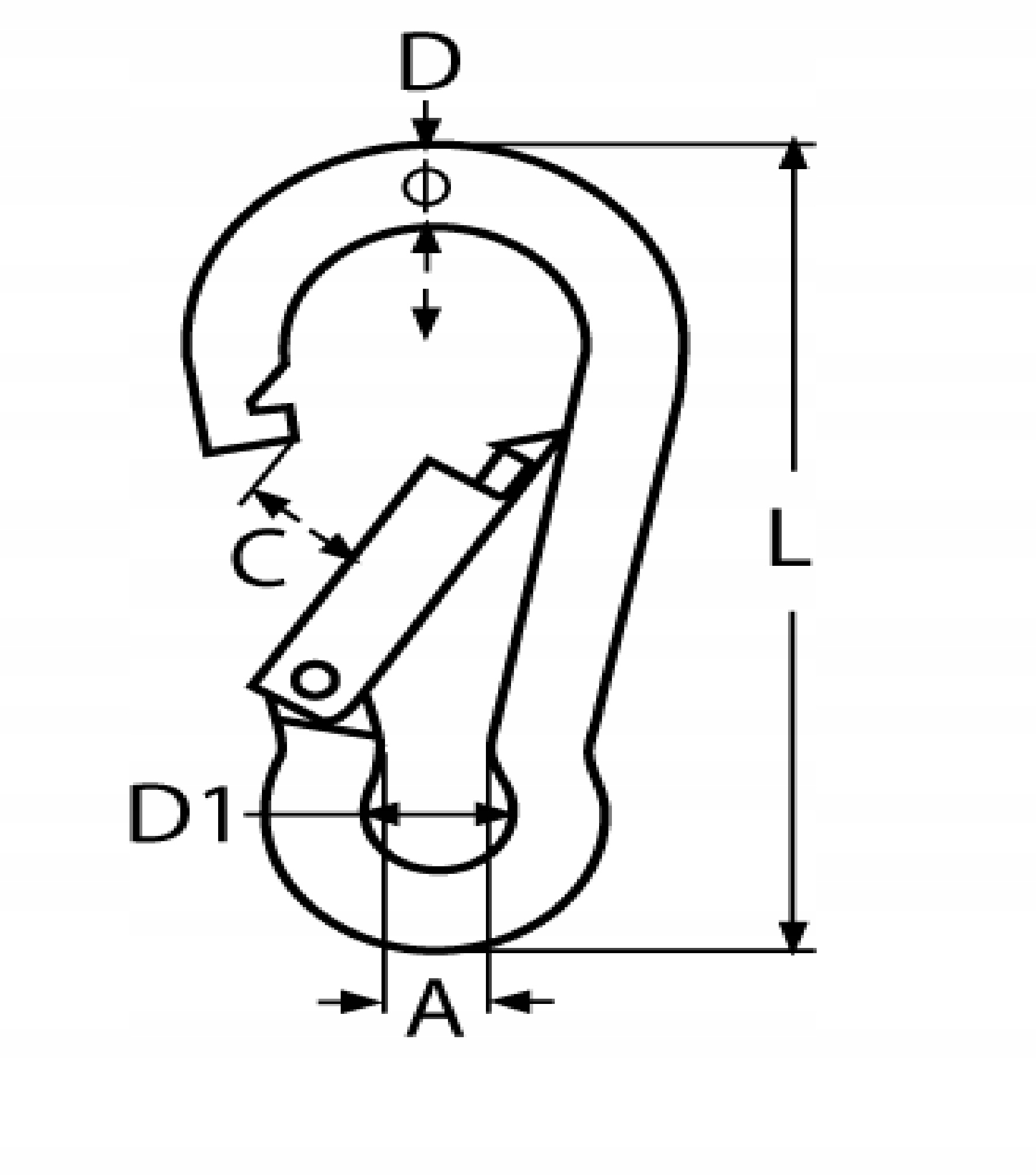 Karabińczyk NIERDZEWNY A4 8x80 Kod producenta NIERDZEWNY A4 8x80