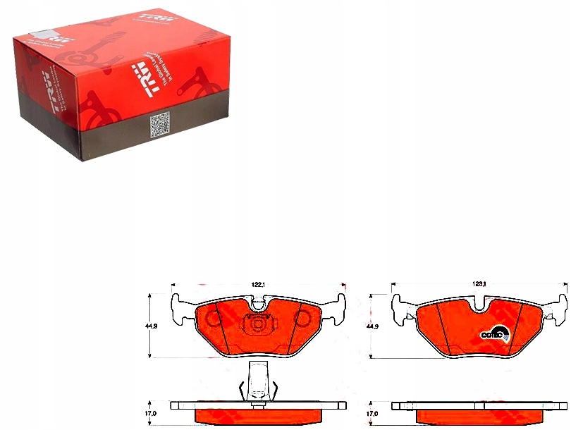 Trw Sada Brzdových Destiček 34216761281 342111