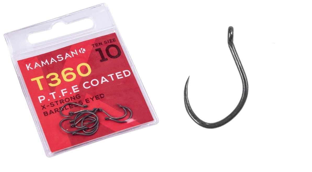 

Haczyki Kamasan T360 X-Strong E Barbless roz 14