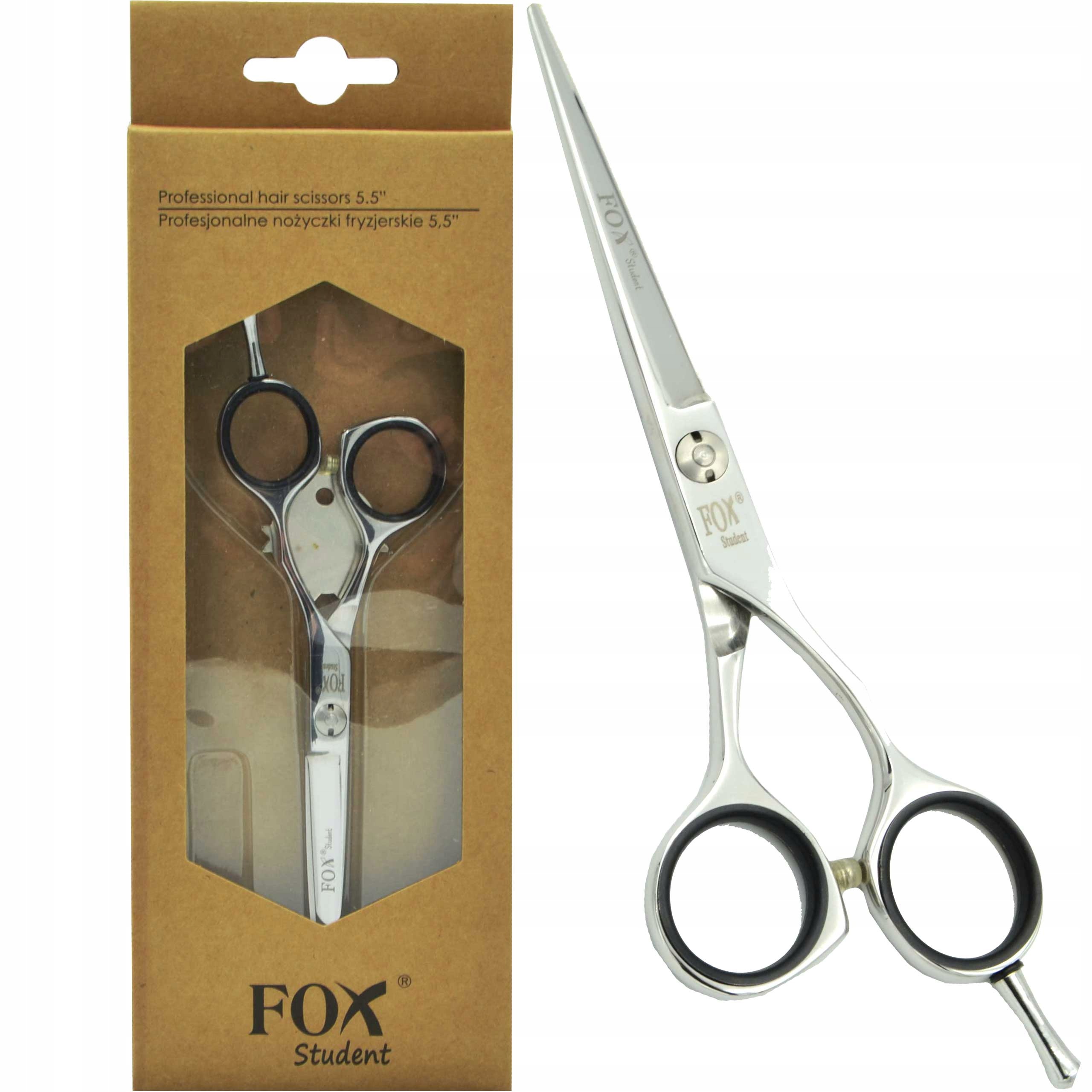 Fox Student E4519 přesné kadeřnické nůžky pro stylisty 1 ks