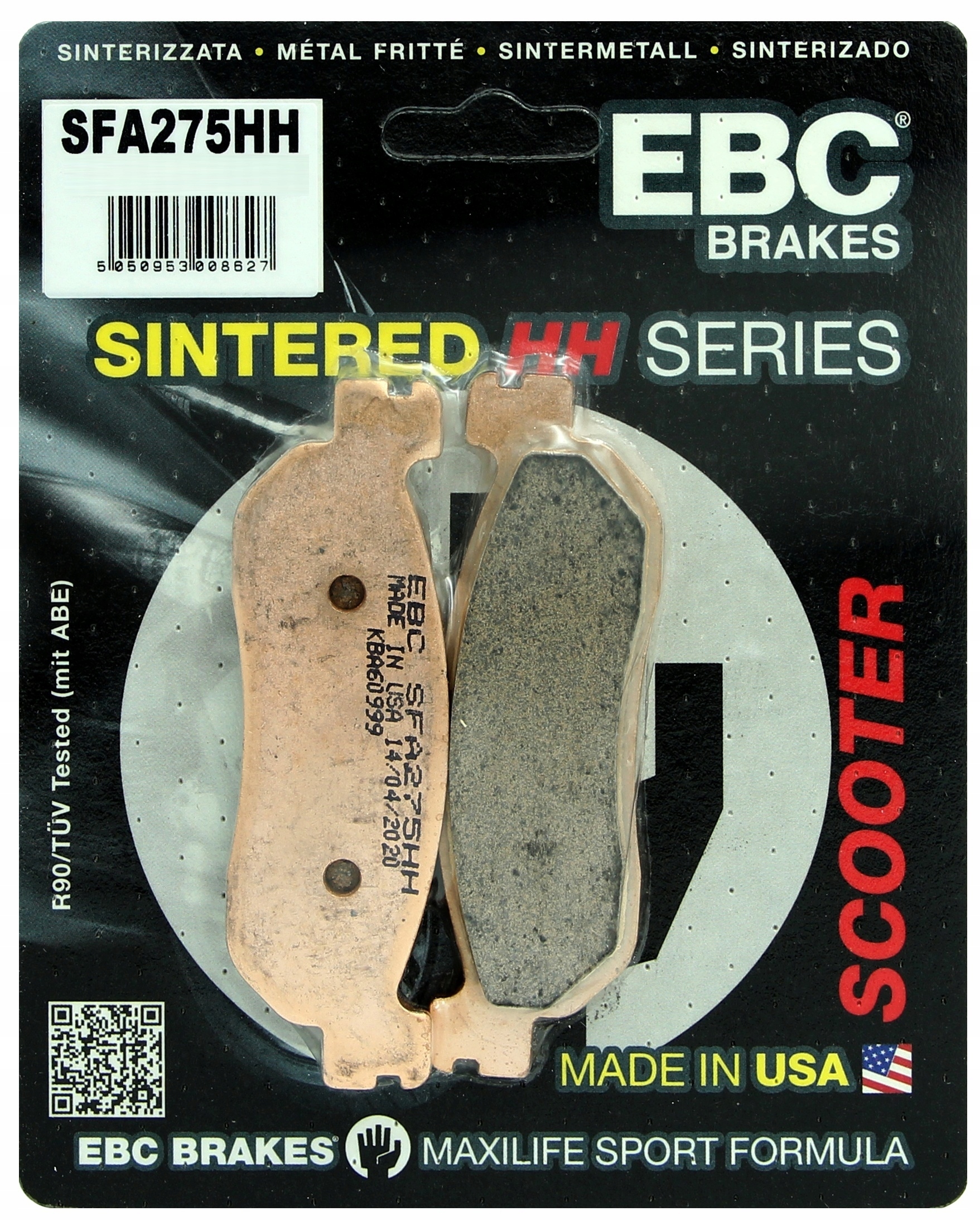 Destičky Zadní Yamaha Tw Vp Xg Yp Ra Majesty X-max 125 150 200 250