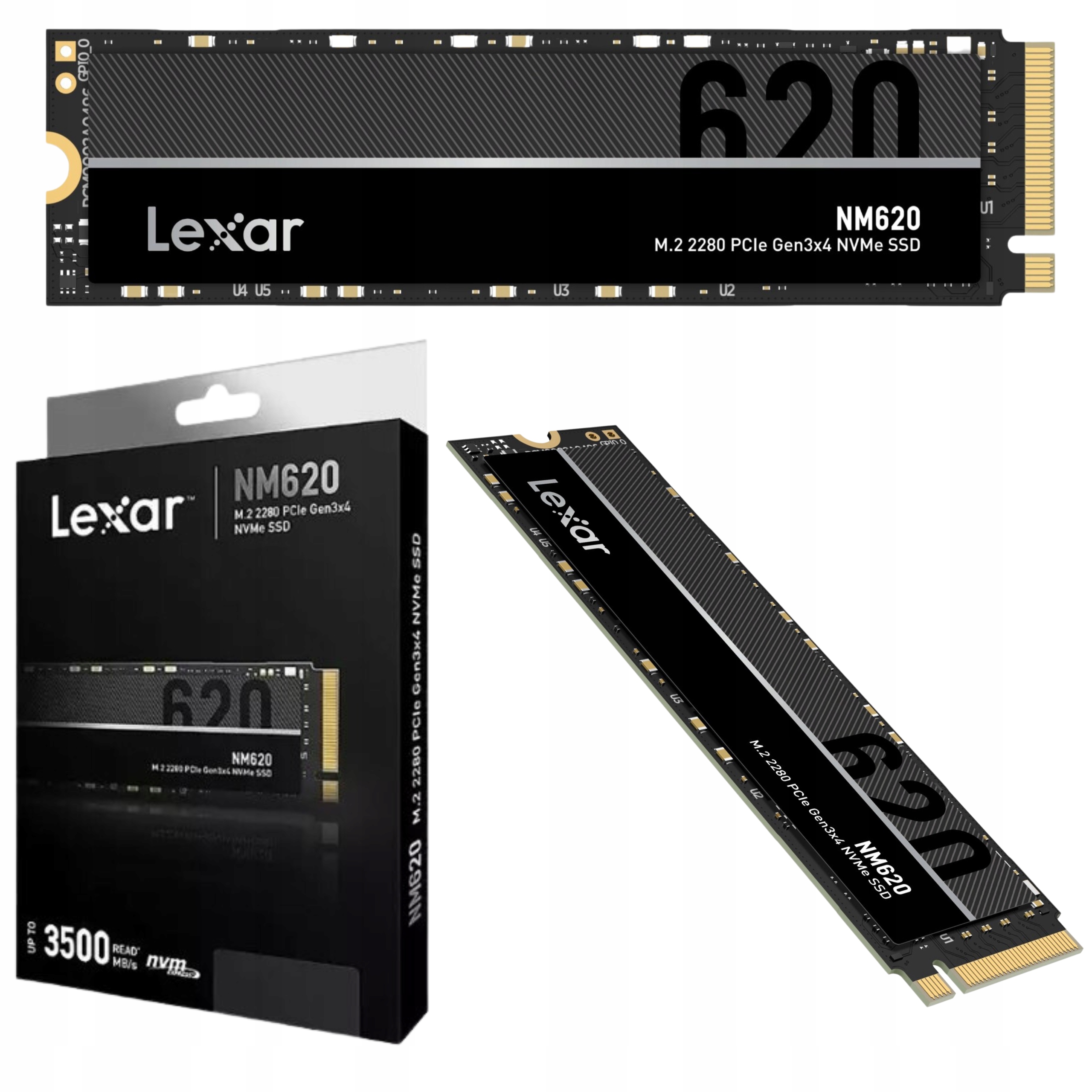 LEXAR NM620 256GB NVMe PCIe Gen.3 M.2 2280 — 11