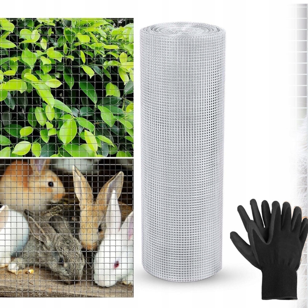 50 cm x 10 m Síť proti hlodavcům na krtky, kuny, nornice, kovová, pozinkovaná