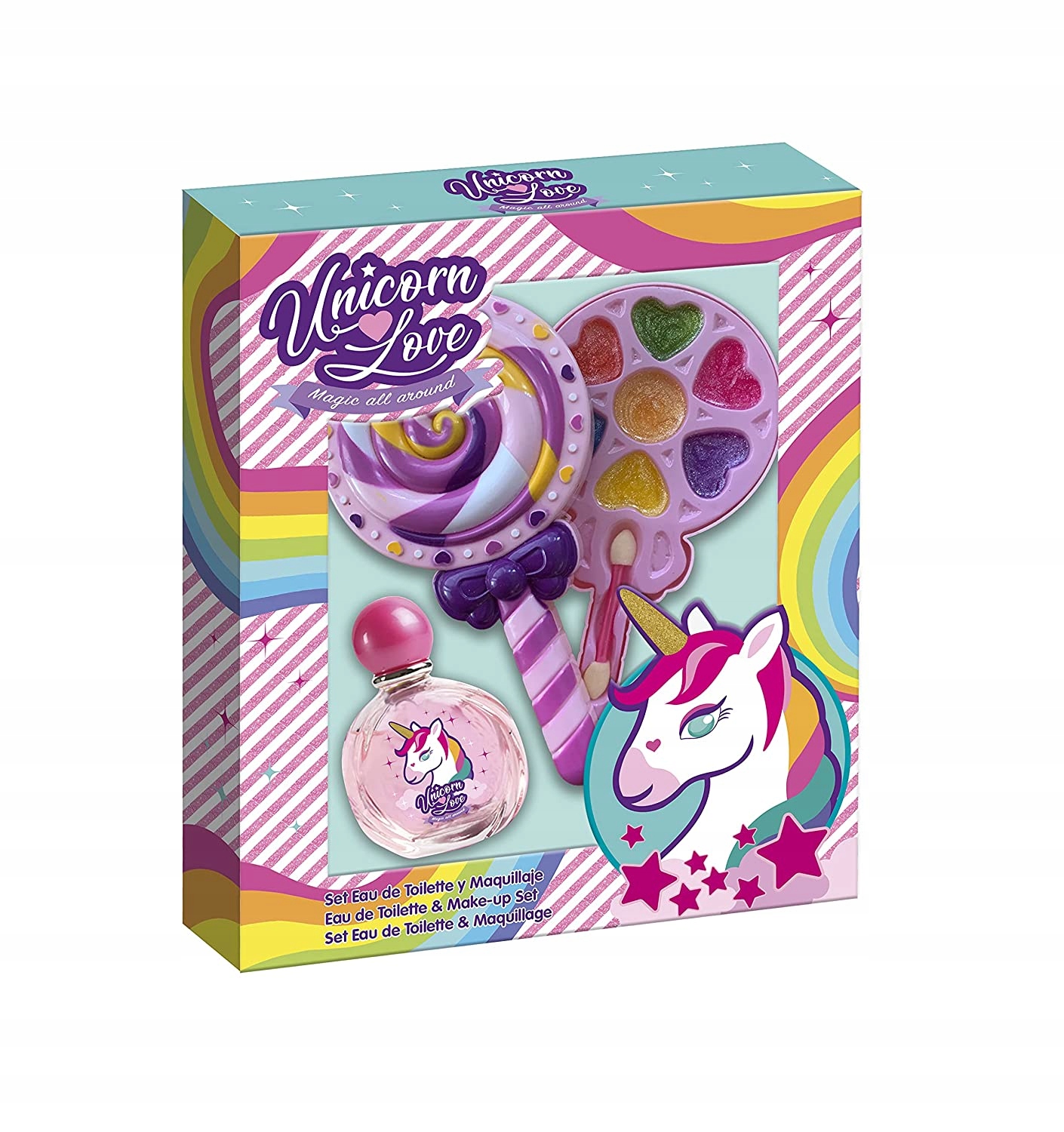 Cartoon Unicorn Love Make-up sada pro děti