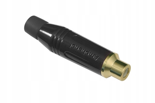 Amphenol ACJR-BLK RCA-разъем для кабеля, черный