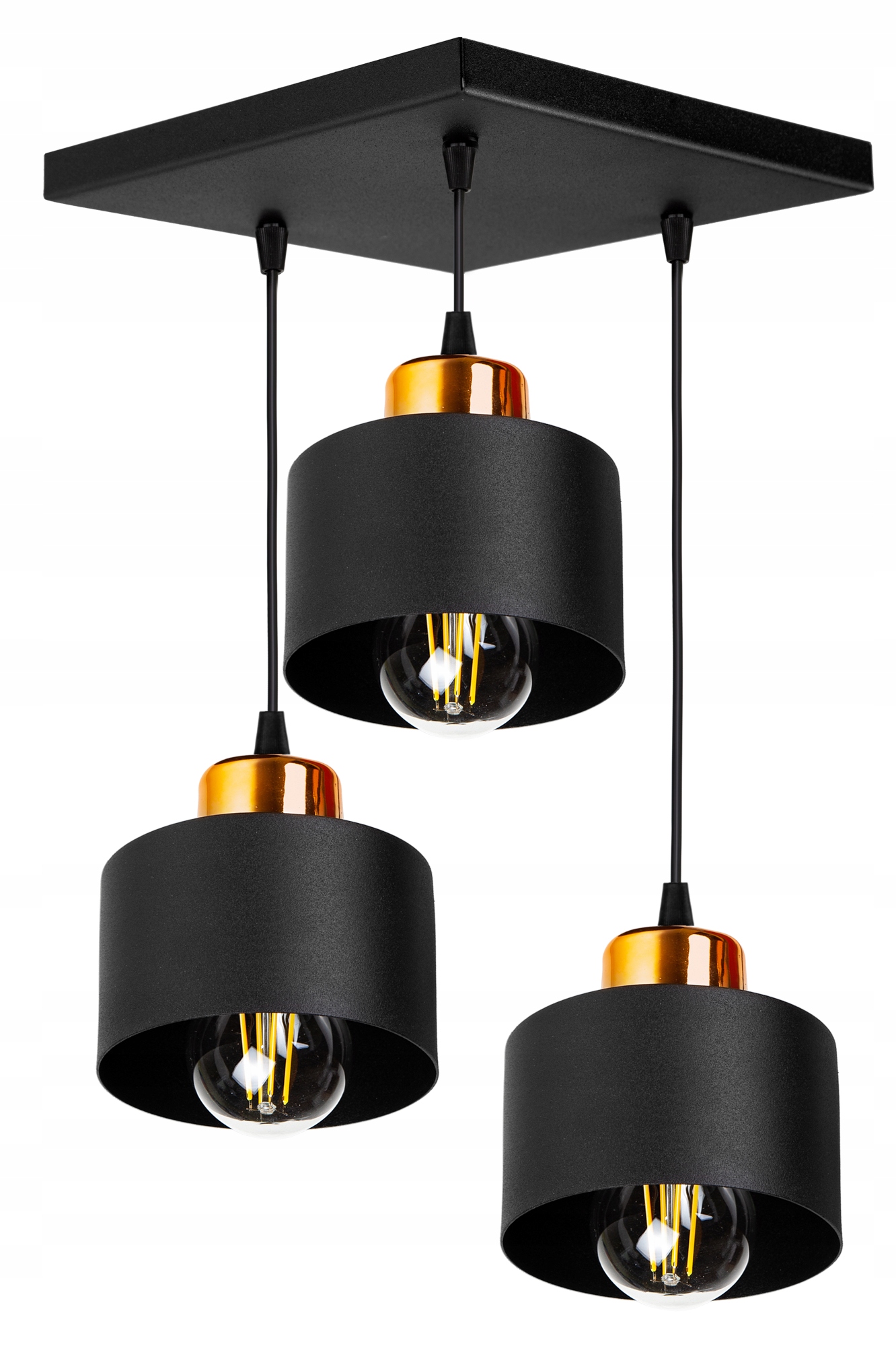

Lampa Sufitowa Plafon Żyrandol Loft Edison Led