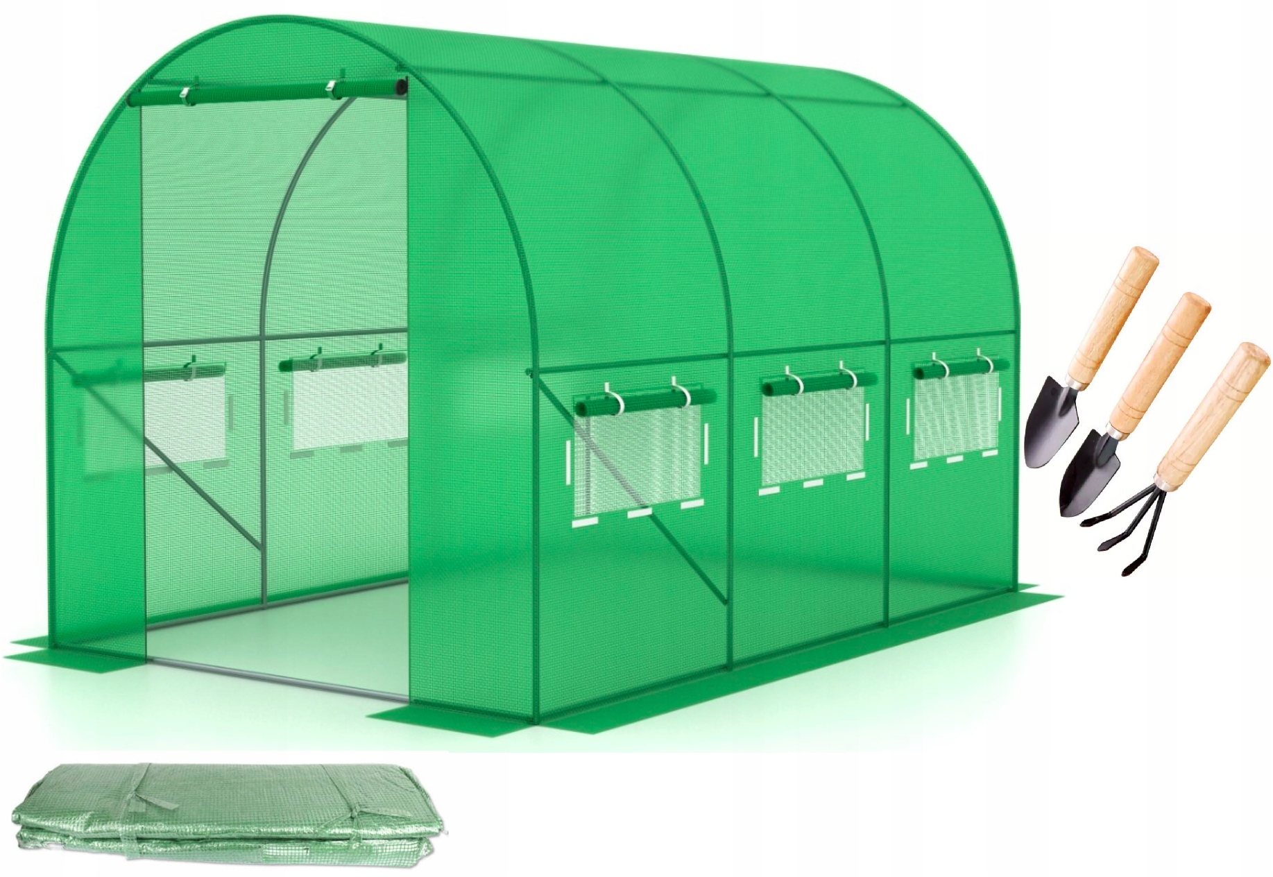 FOLIA ZAMIENNA NA TUNEL FOLIOWY FOLIAK 3x2m GRUBA PE 150 g/m² UV4 + GRATIS