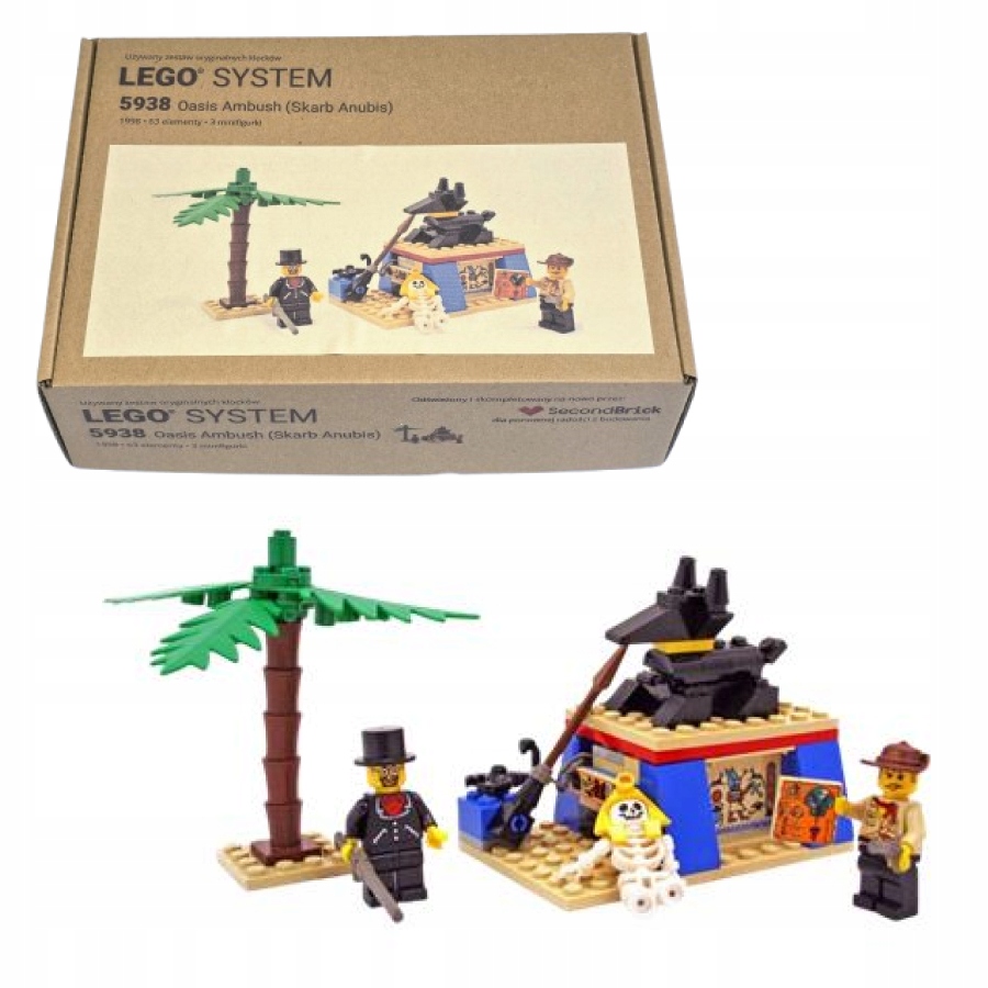 LEGO SYSTEM 5938 Oasis Ambush (Skarb Anubis) - SecondBrick