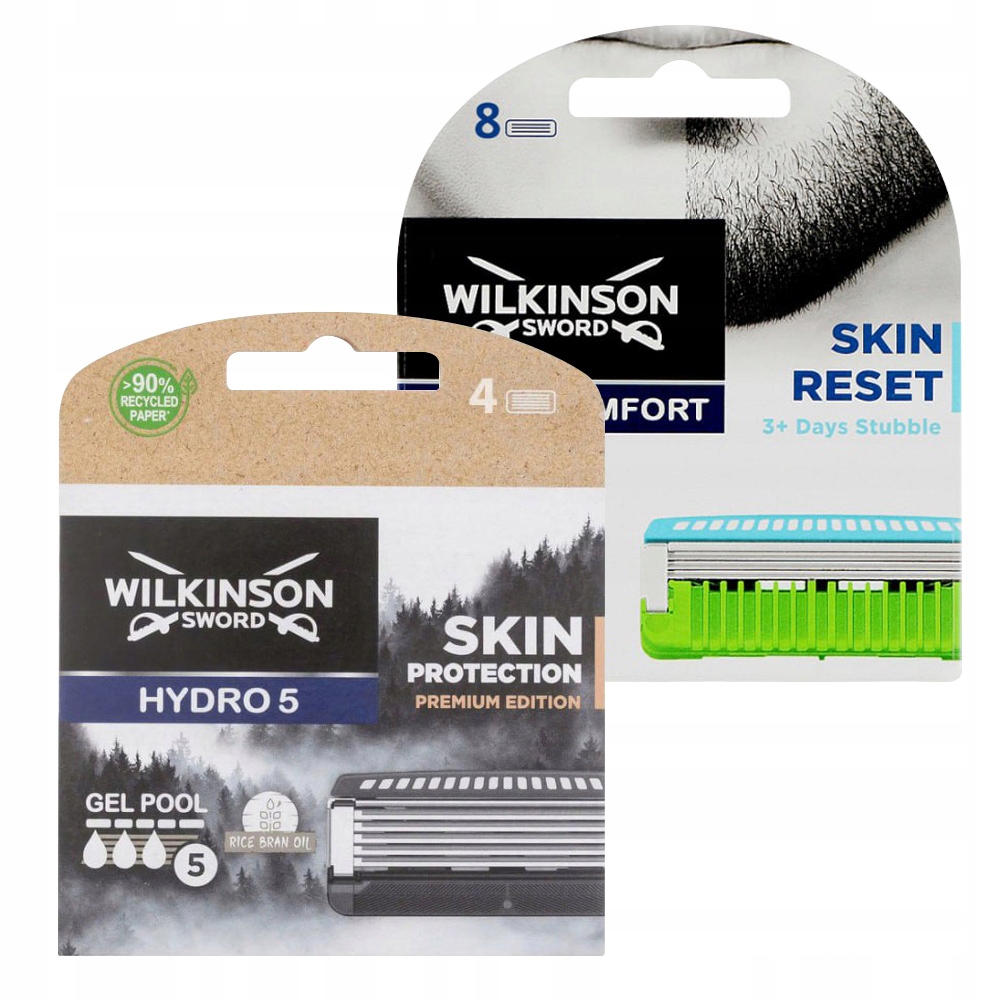 Wkłady Wilkinson Hydro 5 Skin Protection + Hydro Skin Reset 12szt