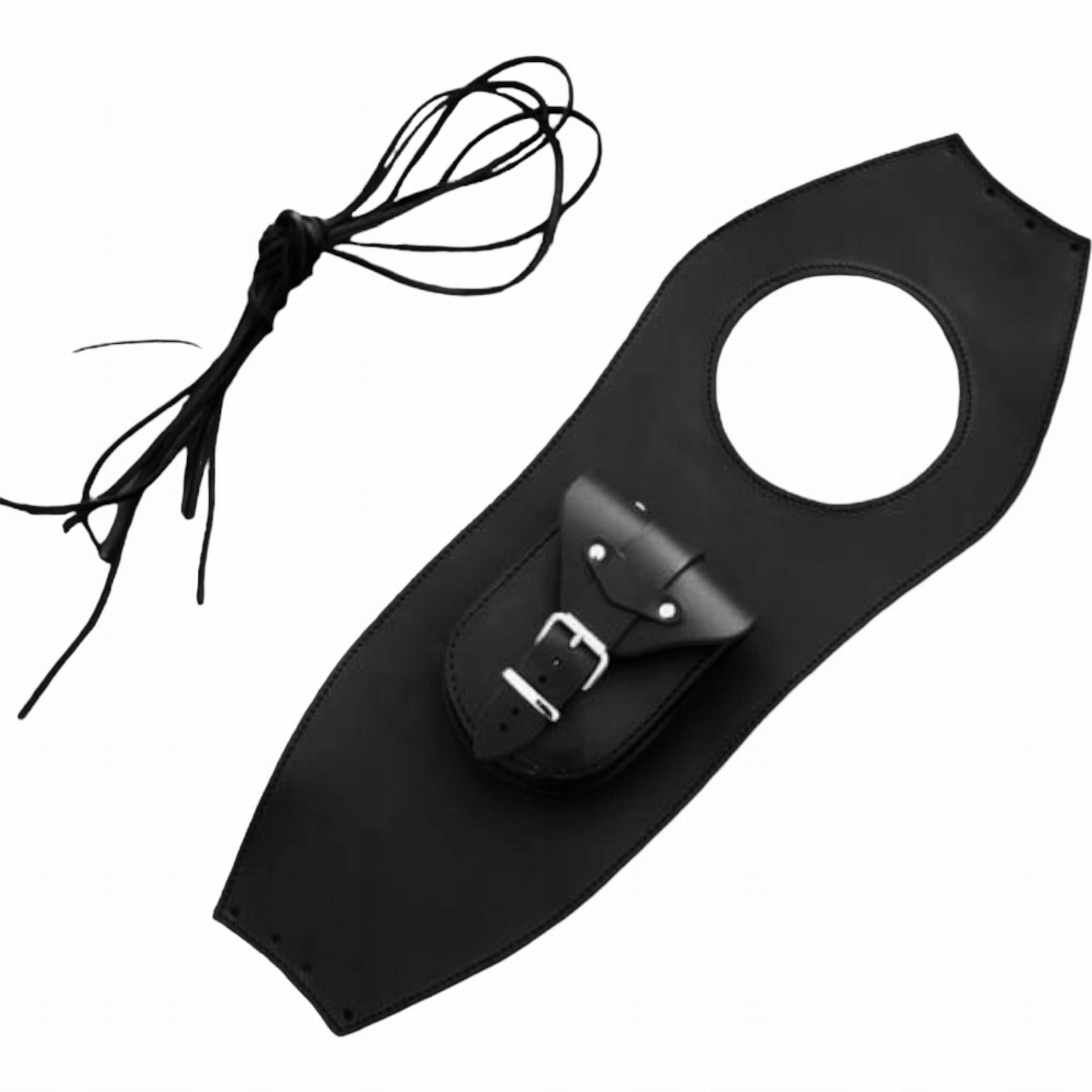 Kožená kravata na nádrž Hyosung Gv 125 bez cvočkov